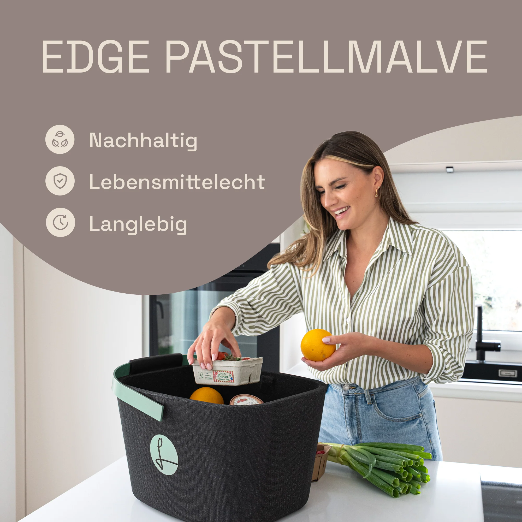 Black Edge pastell malve - Image 3